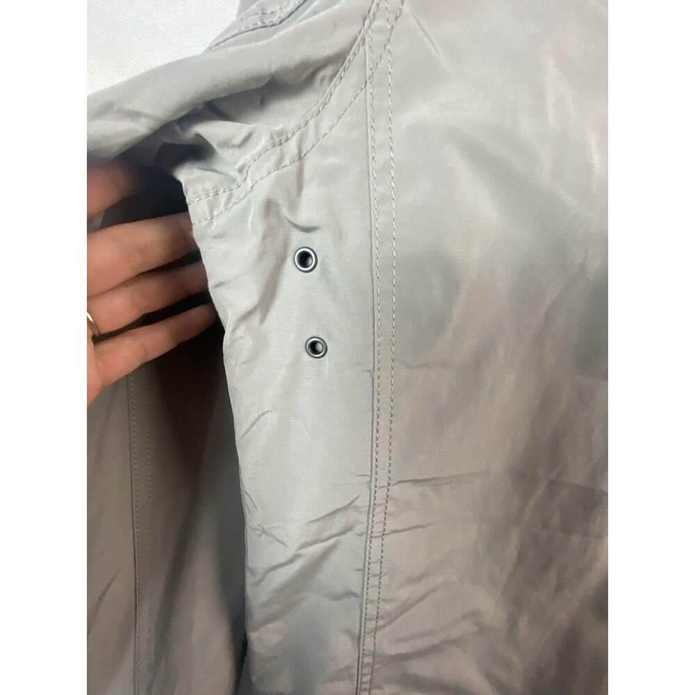 Eddie Bauer Jacket Mens TL‎ Gray Goose Down Winter Trench All Seasons Waterproof - Picture 11 of 14